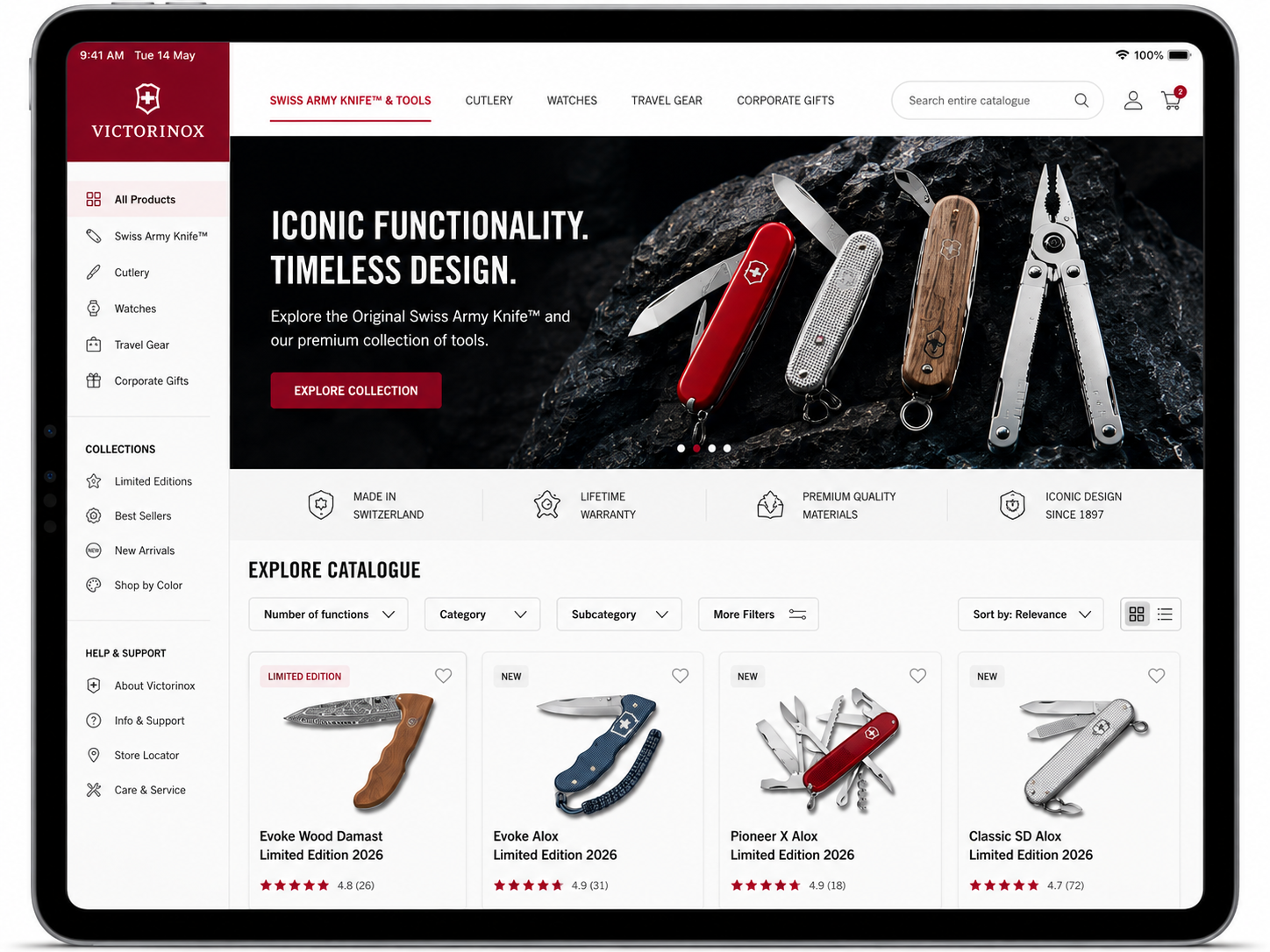 Victorinox product listing preview