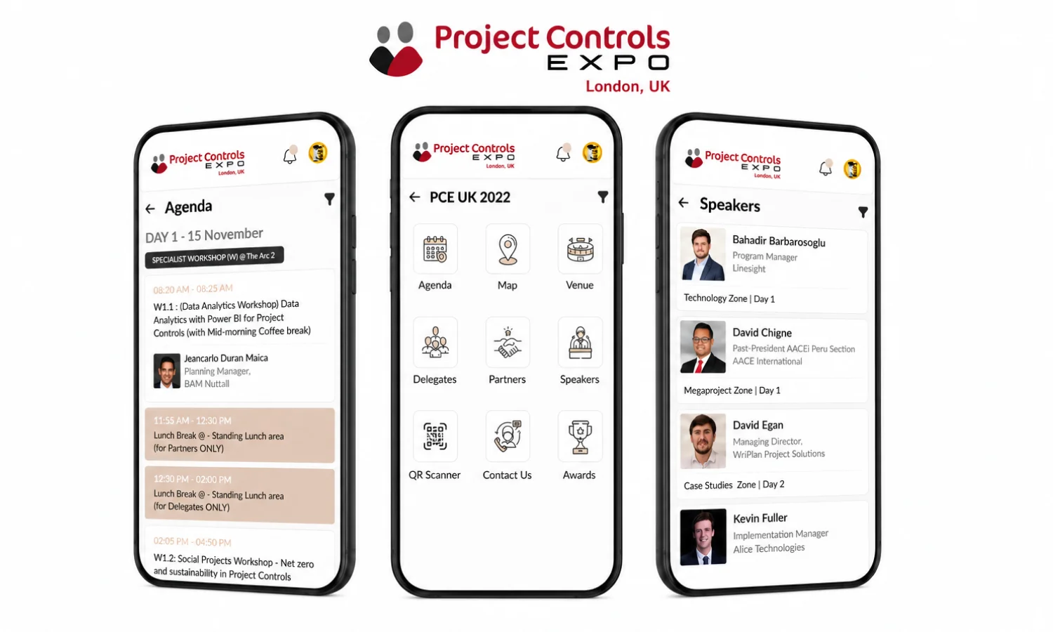 Event Management App for Project Controls Expo