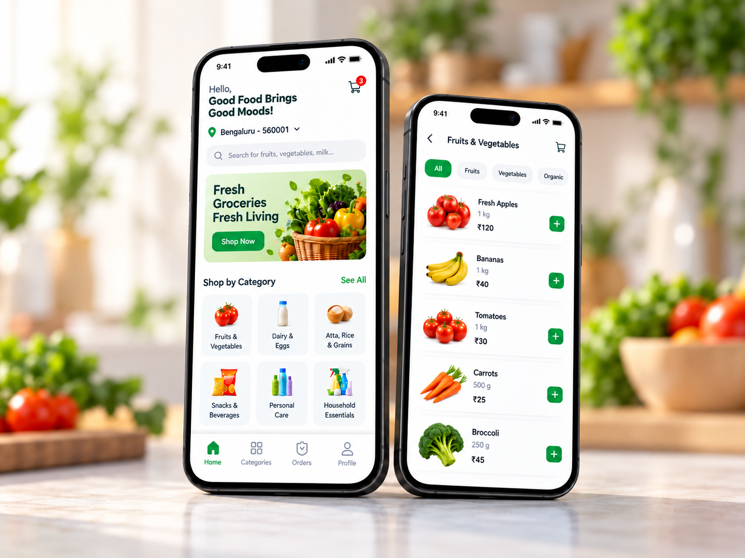 Grocery team and digital ordering operations