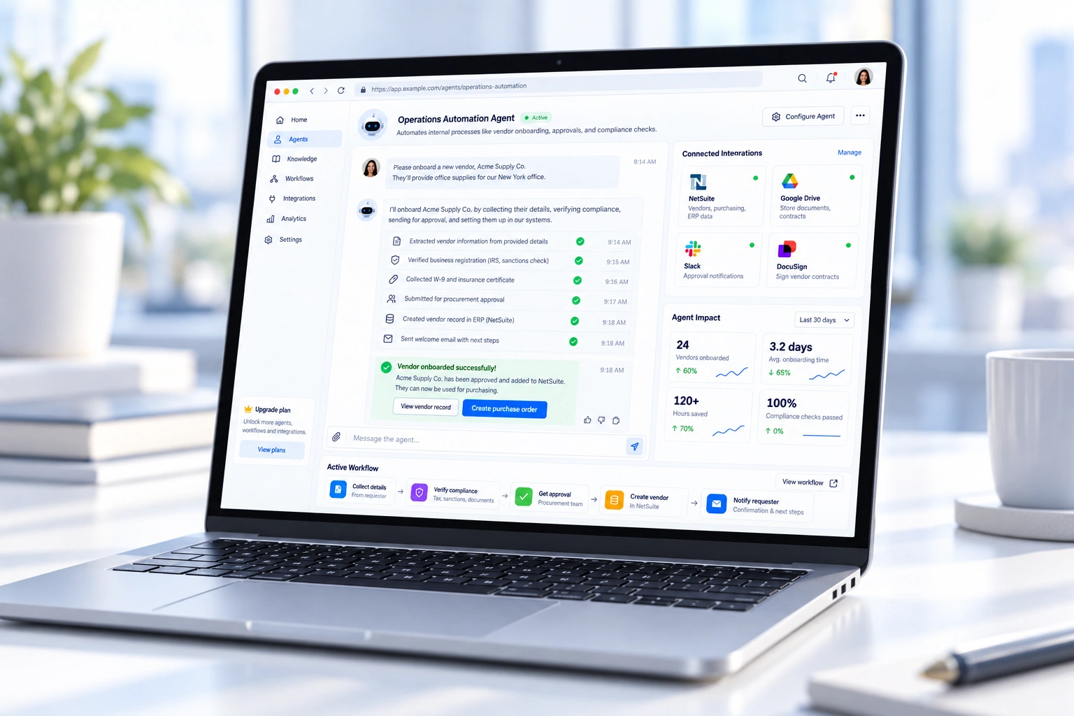 AI sales assistant and client conversation