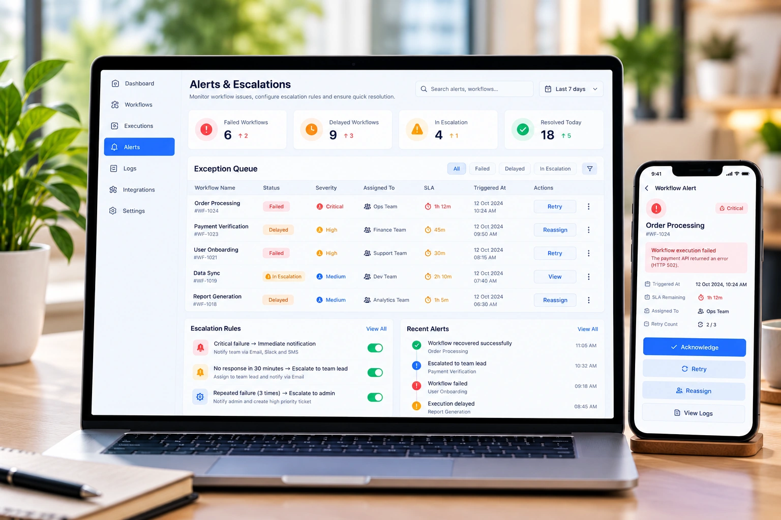 Premium automation workflow planning and operations team