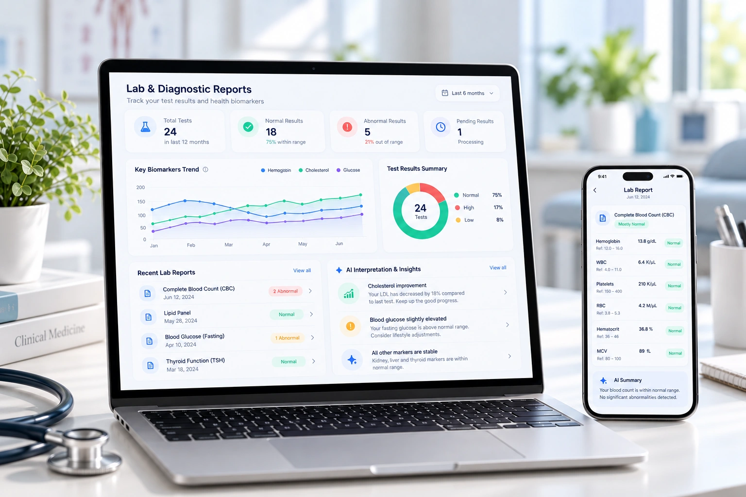 Healthcare analyst reviewing high-value data insights