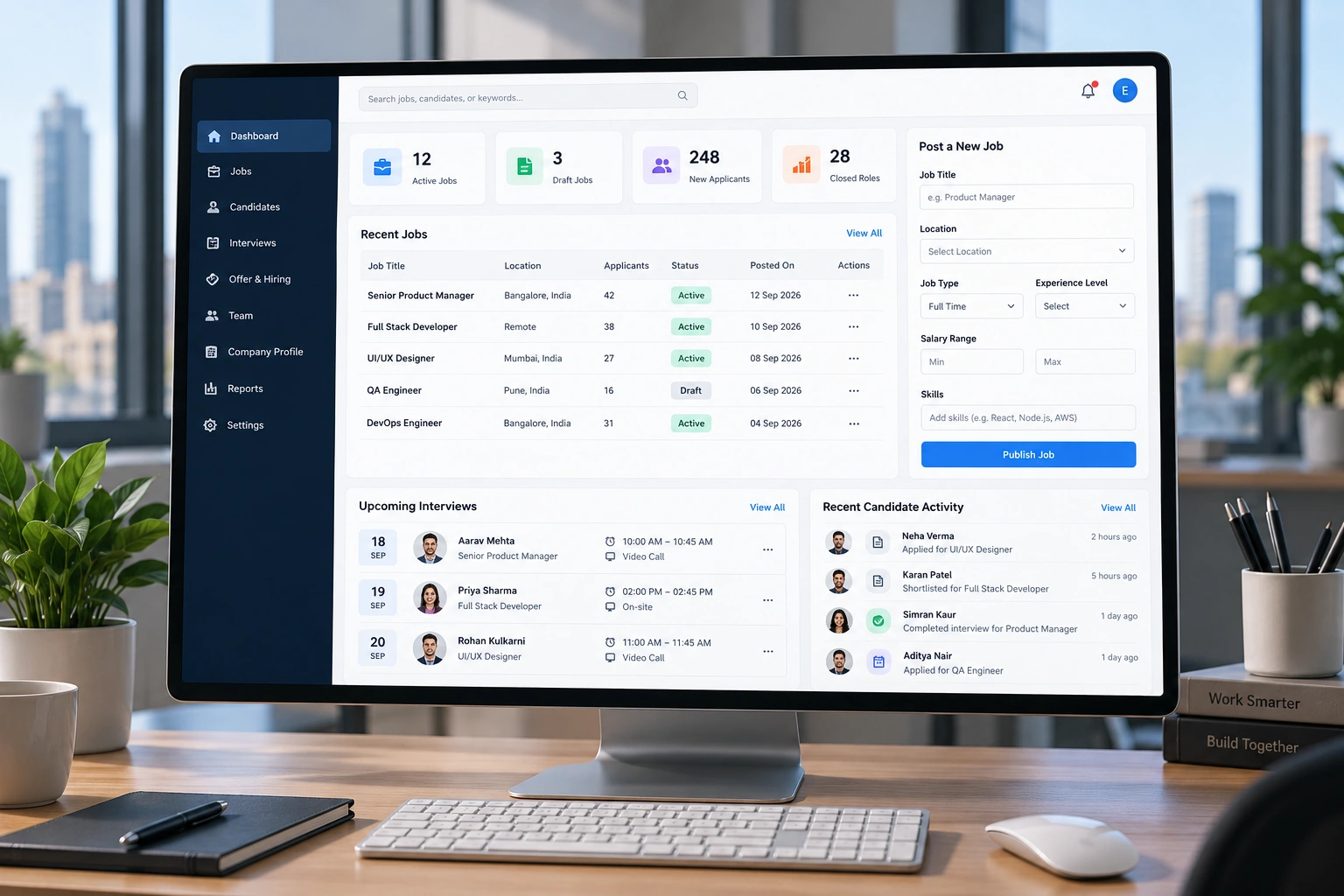 recruitment team hiring platform